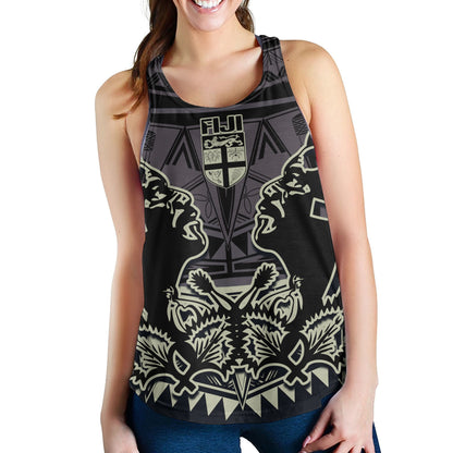 Fiji Women Tank Fiji Bati Masi Tapa Style