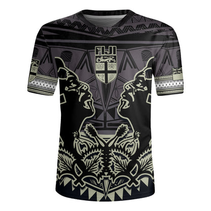 Fiji Rugby Jersey Fiji Bati Masi Tapa Style