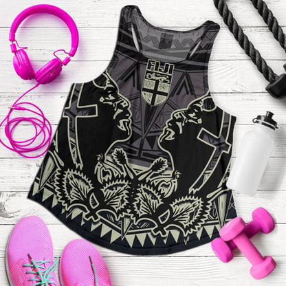 Fiji Women Tank Fiji Bati Masi Tapa Style