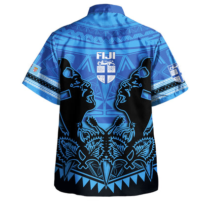 Fiji Hawaiian Shirt Fiji Bati Masi Tapa Style
