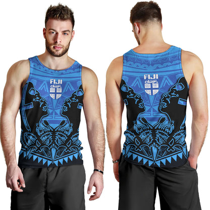 Fiji Tank Top Fiji Bati Masi Tapa Style
