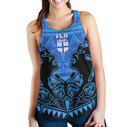 Fiji Women Tank Fiji Bati Masi Tapa Style