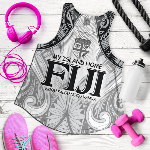 Fiji Women Tank Fiji My Island Home Tribal Patterns