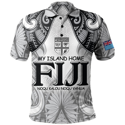 Fiji Polo Shirt Fiji My Island Home Tribal Patterns