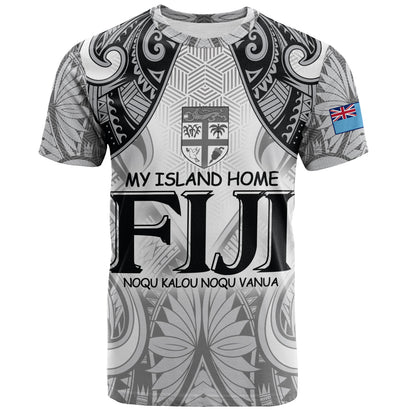 Fiji T-Shirt Fiji My Island Home Tribal Patterns