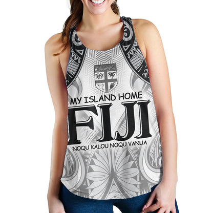 Fiji Women Tank Fiji My Island Home Tribal Patterns