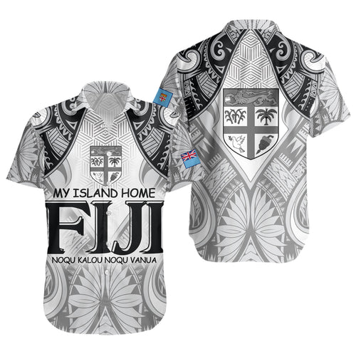 Fiji Short Sleeve Shirt Fiji My Island Home Tribal Patterns
