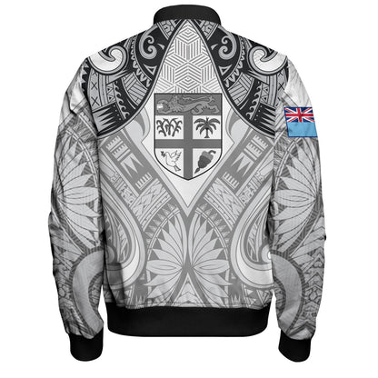 Fiji Bomber Jacket Fiji My Island Home Tribal Patterns