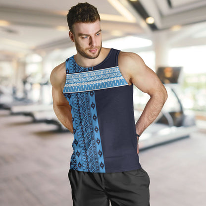 Fiji Tank Top Fijian Makare And Tapa Design