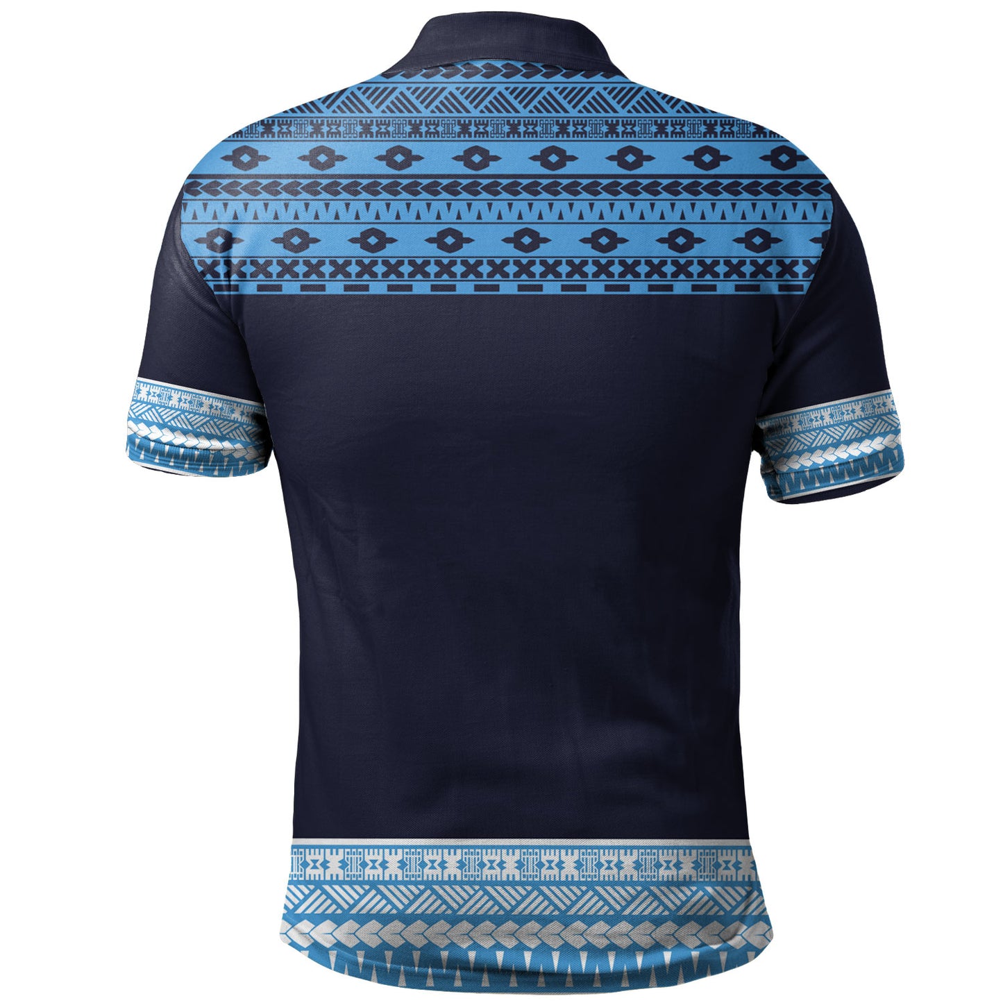 Fiji Polo Shirt Fijian Makare And Tapa Design