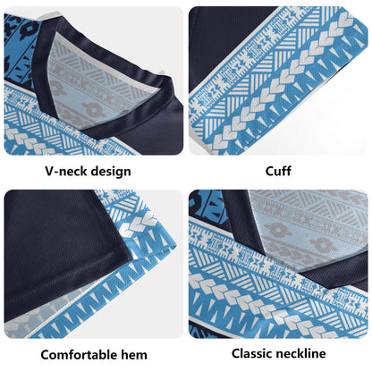 Fiji Rugby Jersey Fijian Makare And Tapa Design