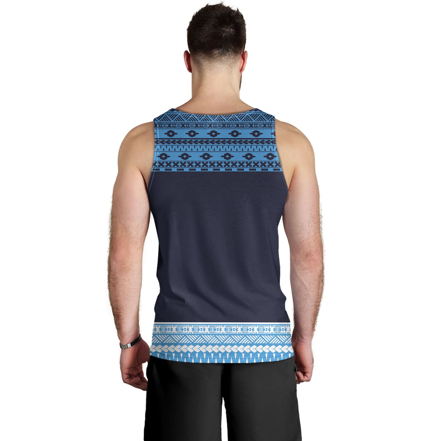Fiji Tank Top Fijian Makare And Tapa Design