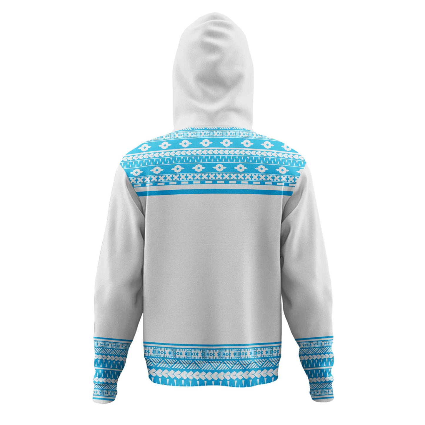 Fiji Hoodie Fijian Makare And Tapa Design