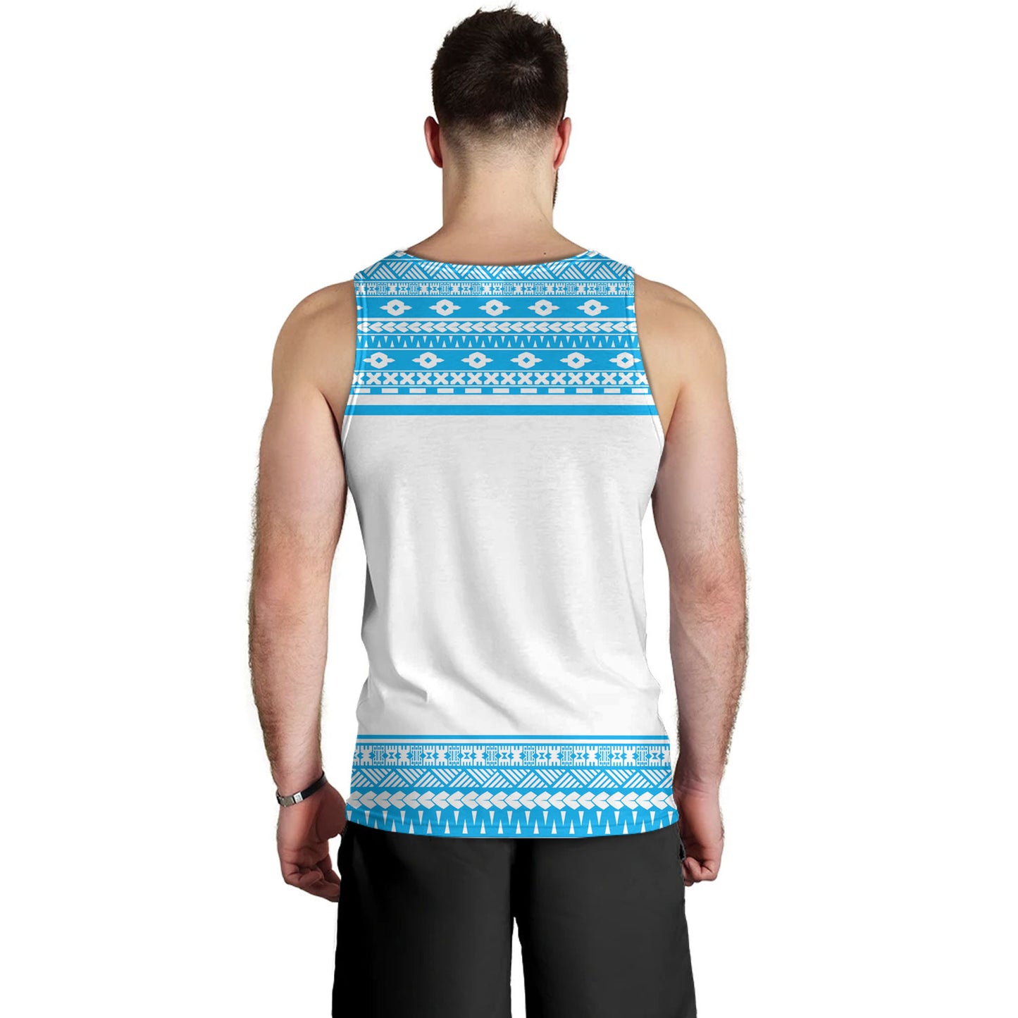 Fiji Tank Top Fijian Makare And Tapa Design