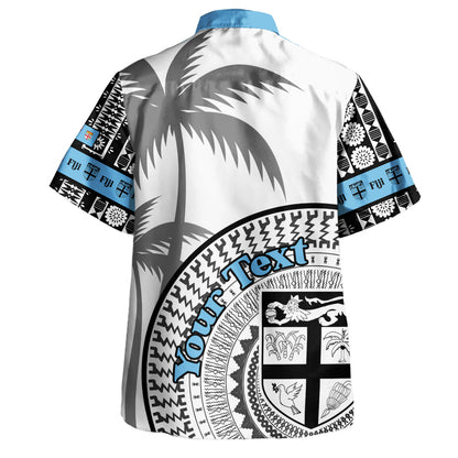Fiji Hawaiian Shirt Fijian Masi Tapa Design