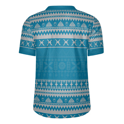 Fiji Rugby Jersey Fijian Masi Pattern Palm Style