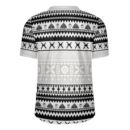 Fiji Rugby Jersey Fijian Masi Pattern Palm Style