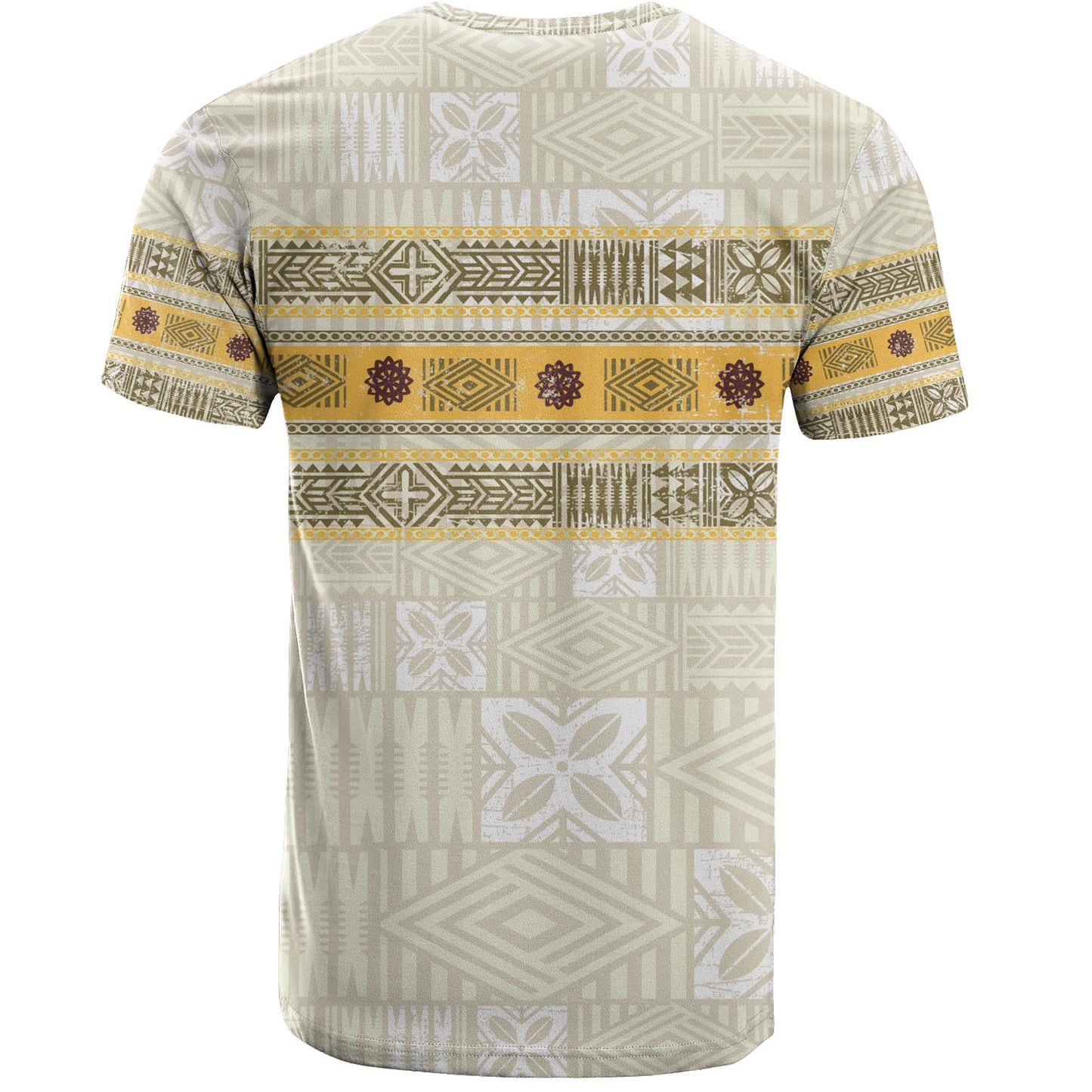 Fiji T-Shirt Fijian Masi Tapa Design