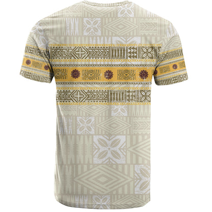 Fiji T-Shirt Fijian Masi Tapa Design