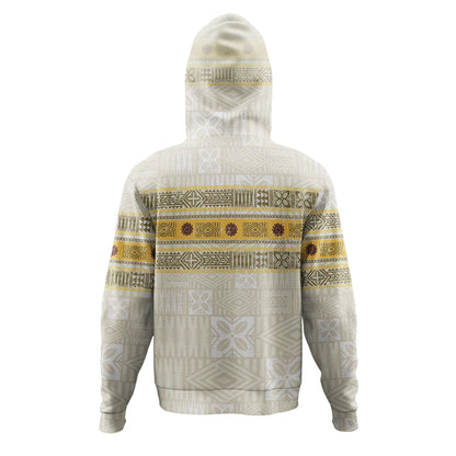 Fiji Hoodie Fijian Masi Tapa Design