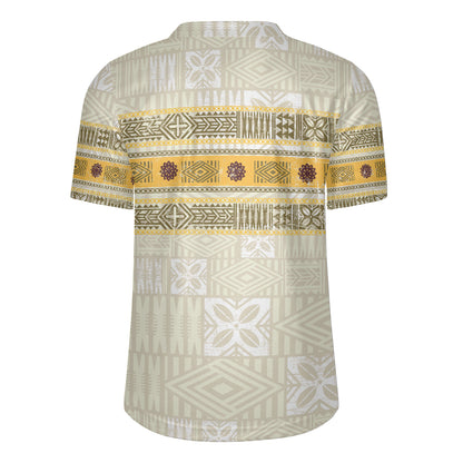 Fiji Rugby Jersey Fijian Masi Tapa Design
