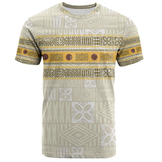 Fiji T-Shirt Fijian Masi Tapa Design