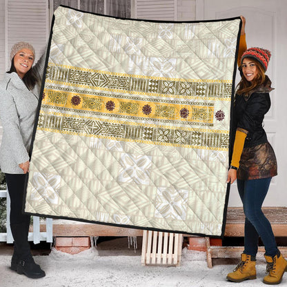 Fiji Premium Quilt Fijian Masi Tapa Design