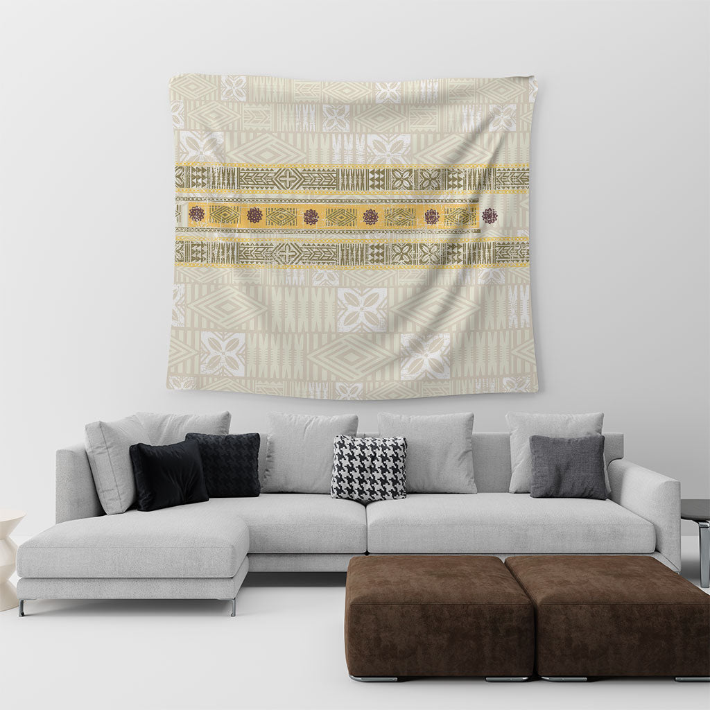 Fiji Tapestry Fijian Masi Tapa Design