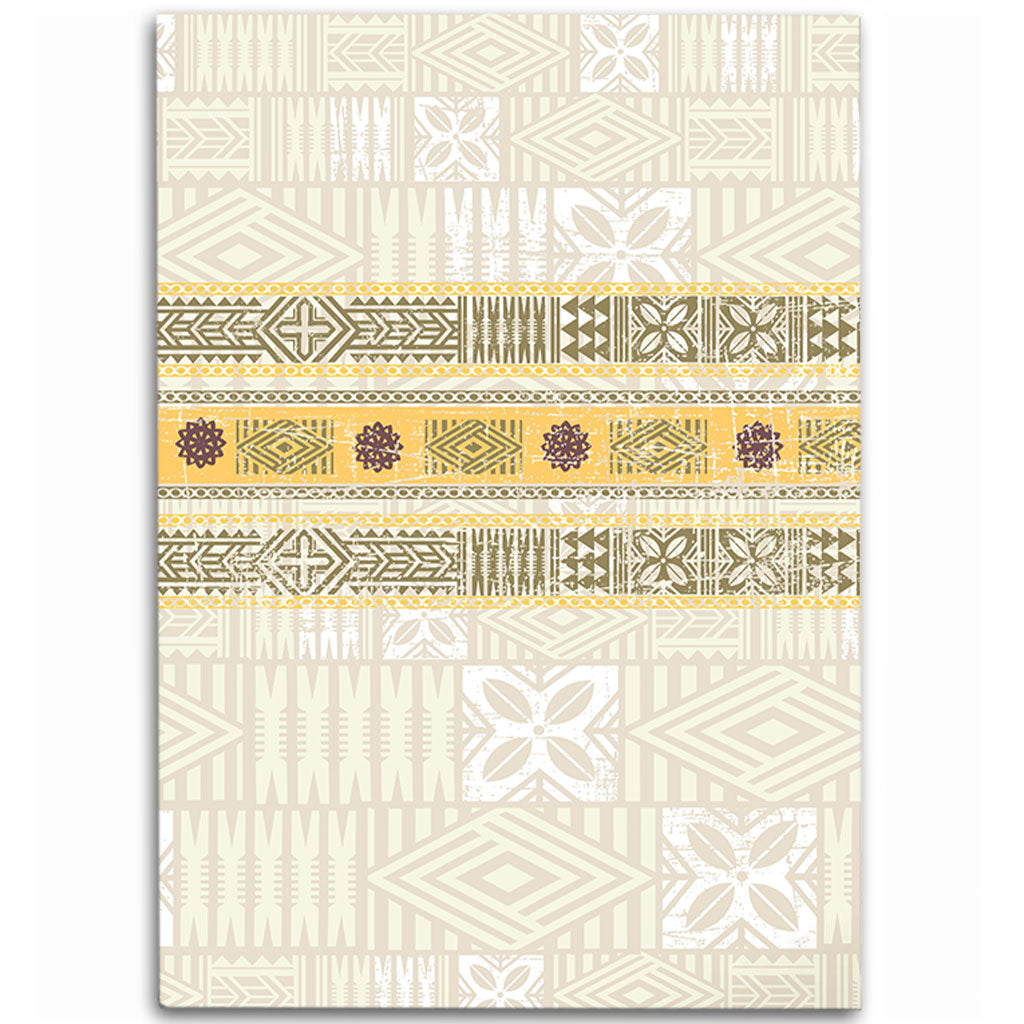 Fiji Area Rug Fijian Masi Tapa Design