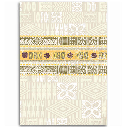 Fiji Area Rug Fijian Masi Tapa Design