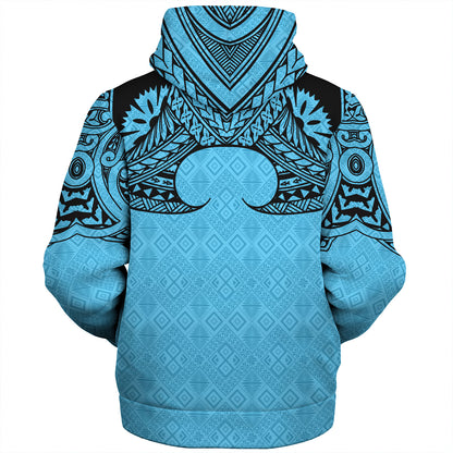 Fiji Sherpa Hoodie Fijian Masi Pacific Tribal Designs