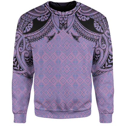 Fiji Sweatshirt Fijian Masi Pacific Tribal Designs