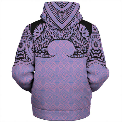 Fiji Sherpa Hoodie Fijian Masi Pacific Tribal Designs
