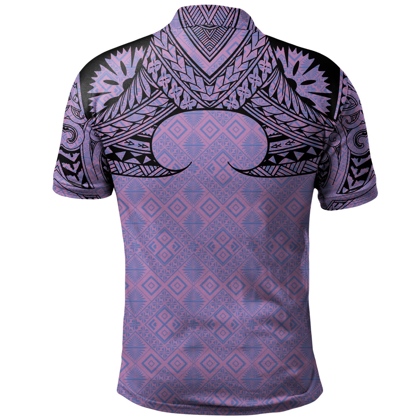 Fiji Polo Shirt Fijian Masi Pacific Tribal Designs
