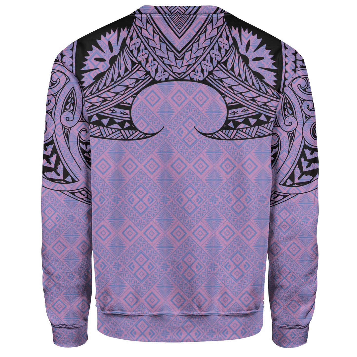Fiji Sweatshirt Fijian Masi Pacific Tribal Designs