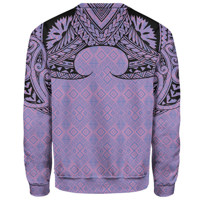 Fiji Sweatshirt Fijian Masi Pacific Tribal Designs