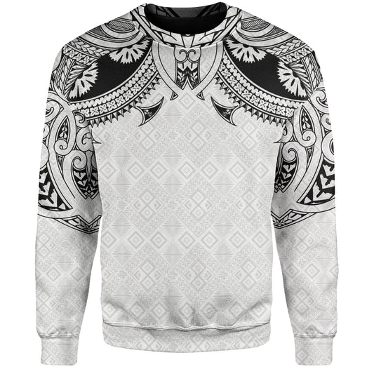Fiji Sweatshirt Fijian Masi Pacific Tribal Designs