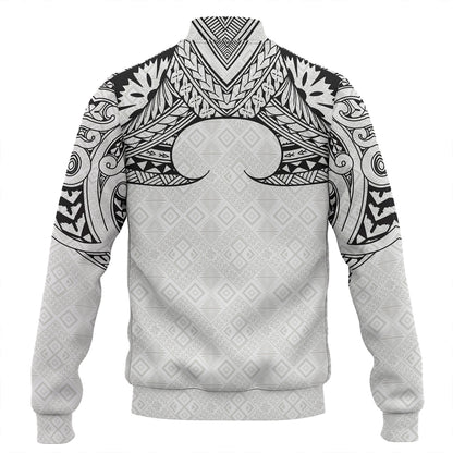 Fiji Baseball Jacket Fijian Masi Pacific Tribal Designs