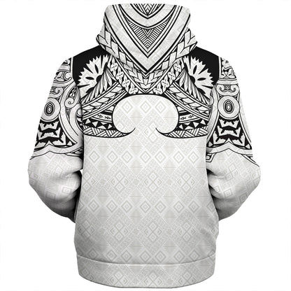 Fiji Sherpa Hoodie Fijian Masi Pacific Tribal Designs