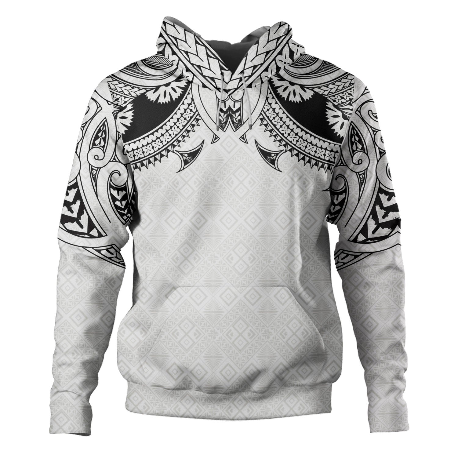 Fiji Hoodie Fijian Masi Pacific Tribal Designs