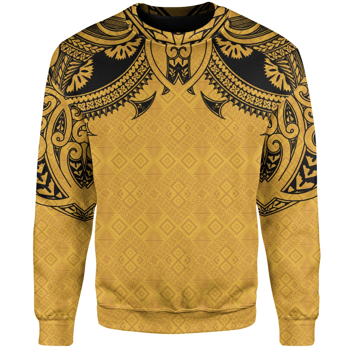 Fiji Sweatshirt Fijian Masi Pacific Tribal Designs