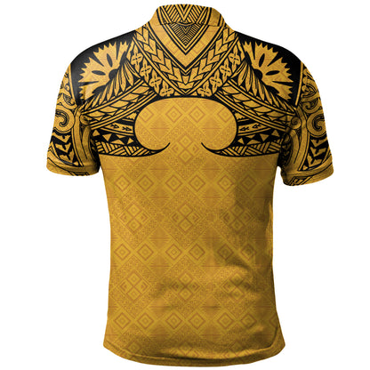 Fiji Polo Shirt Fijian Masi Pacific Tribal Designs