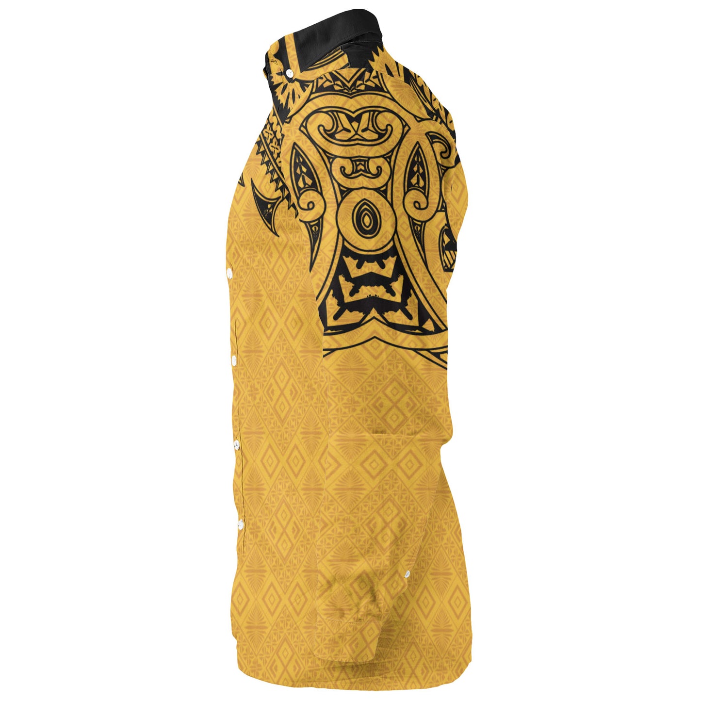 Fiji Long Sleeve Shirt Fijian Masi Pacific Tribal Designs