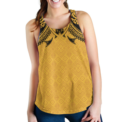 Fiji Women Tank Fijian Masi Pacific Tribal Designs