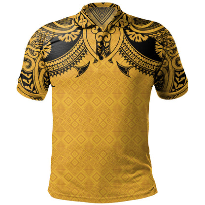 Fiji Polo Shirt Fijian Masi Pacific Tribal Designs