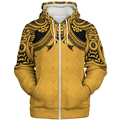 Fiji Sherpa Hoodie Fijian Masi Pacific Tribal Designs
