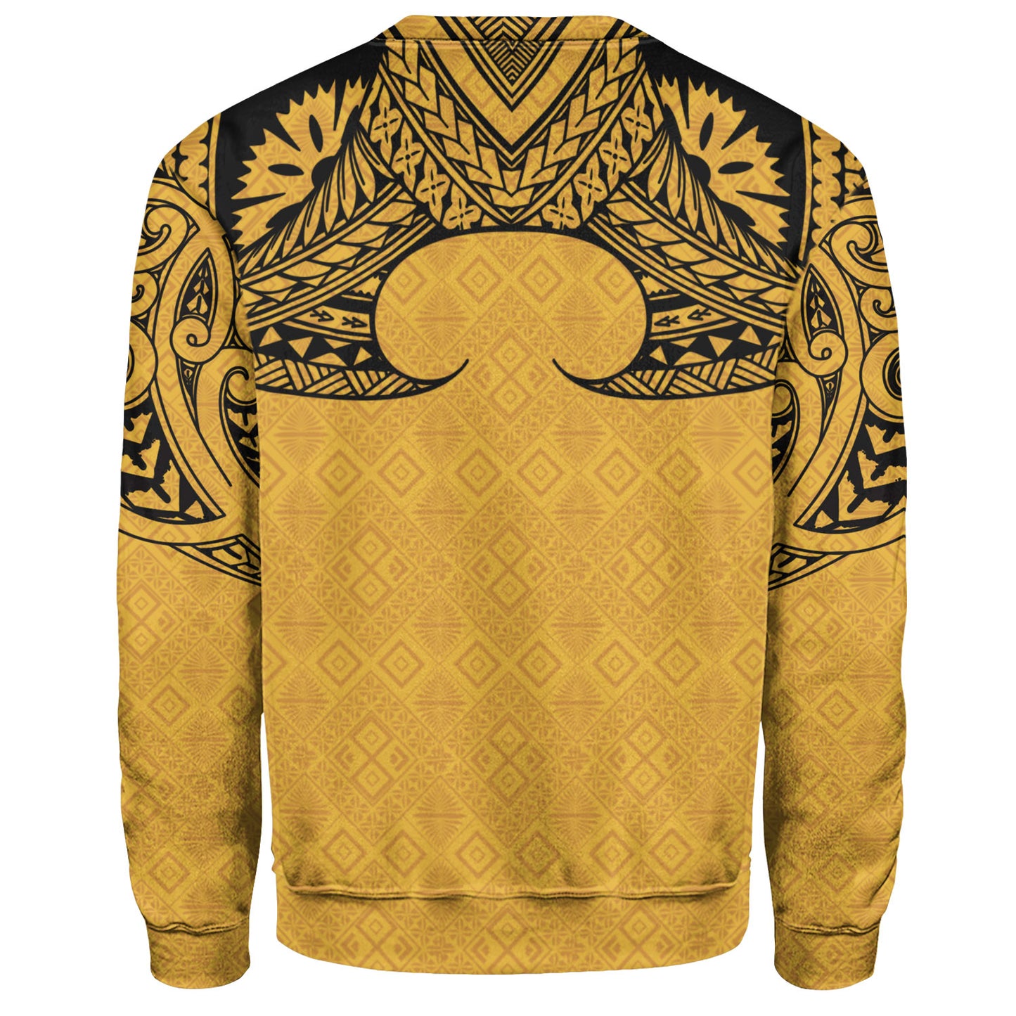 Fiji Sweatshirt Fijian Masi Pacific Tribal Designs