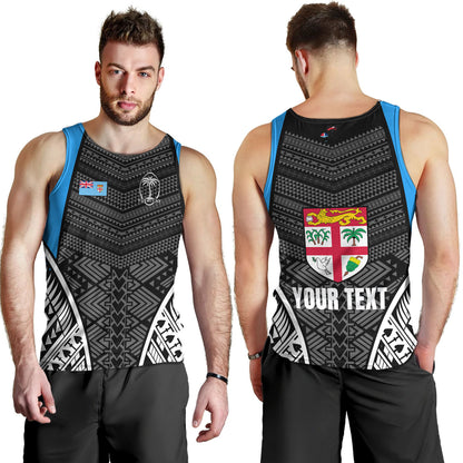 Fiji Tank Top - Custom Fijian Tapa Patterns Sport Style