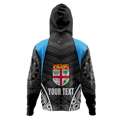 Fiji Hoodie - Custom Fijian Tapa Patterns Sport Style
