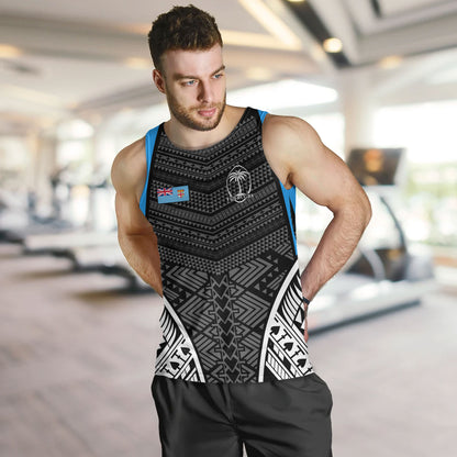 Fiji Tank Top - Custom Fijian Tapa Patterns Sport Style